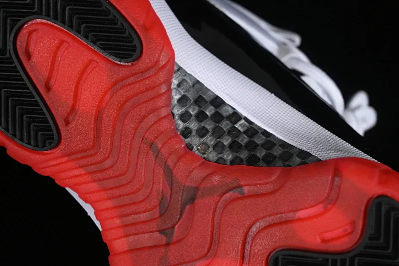 All categories Air Jordan Jordan series basketball shoes Air Jordan 11 Air Jordan 11 Retro AJ11 Joe 11 patent leather black and white red CT8012-106